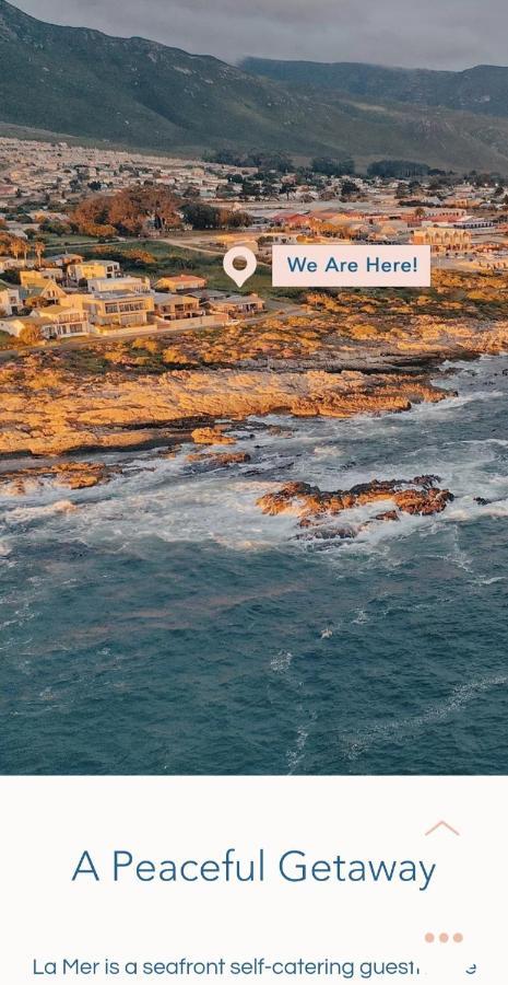 La Mer Seafront Selfcatering Accommodation Kleinmond Exterior foto